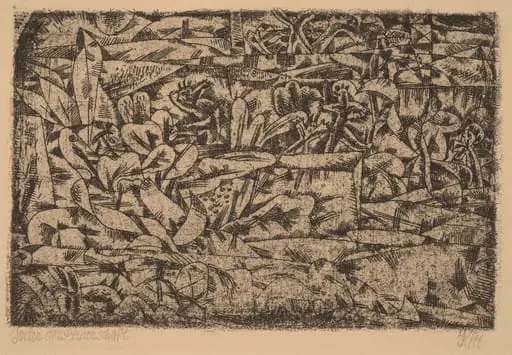 Garden of Passion (Garten der Leidenschaft), by Paul Klee
