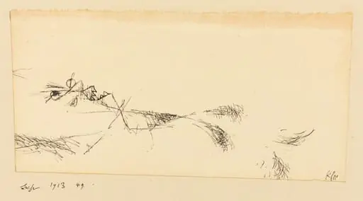 Leiche (Corpse), by Paul Klee