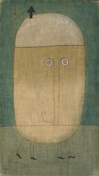 Mask of Fear, by Paul Klee, 1932