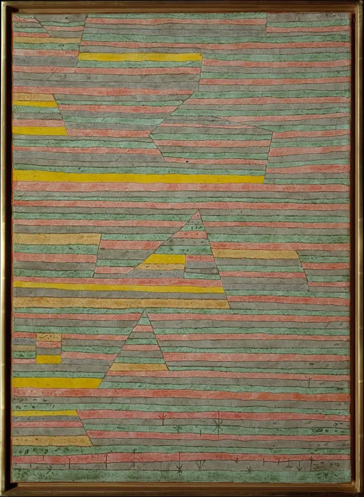 Monuments at G., by Paul Klee