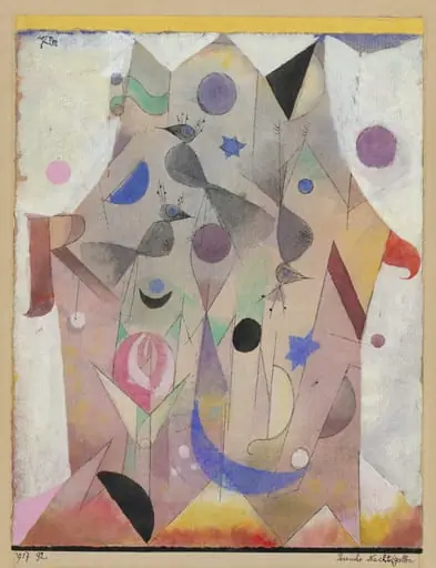 Persische Nachtigallen (Persian Nightingales), by Paul Klee