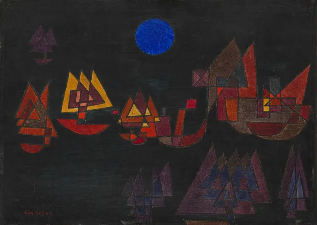Ships in the Dark, by Paul Klee