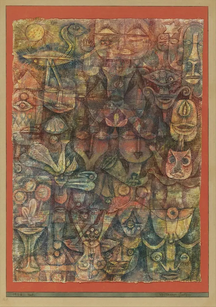 Strange Garden, by Paul Klee