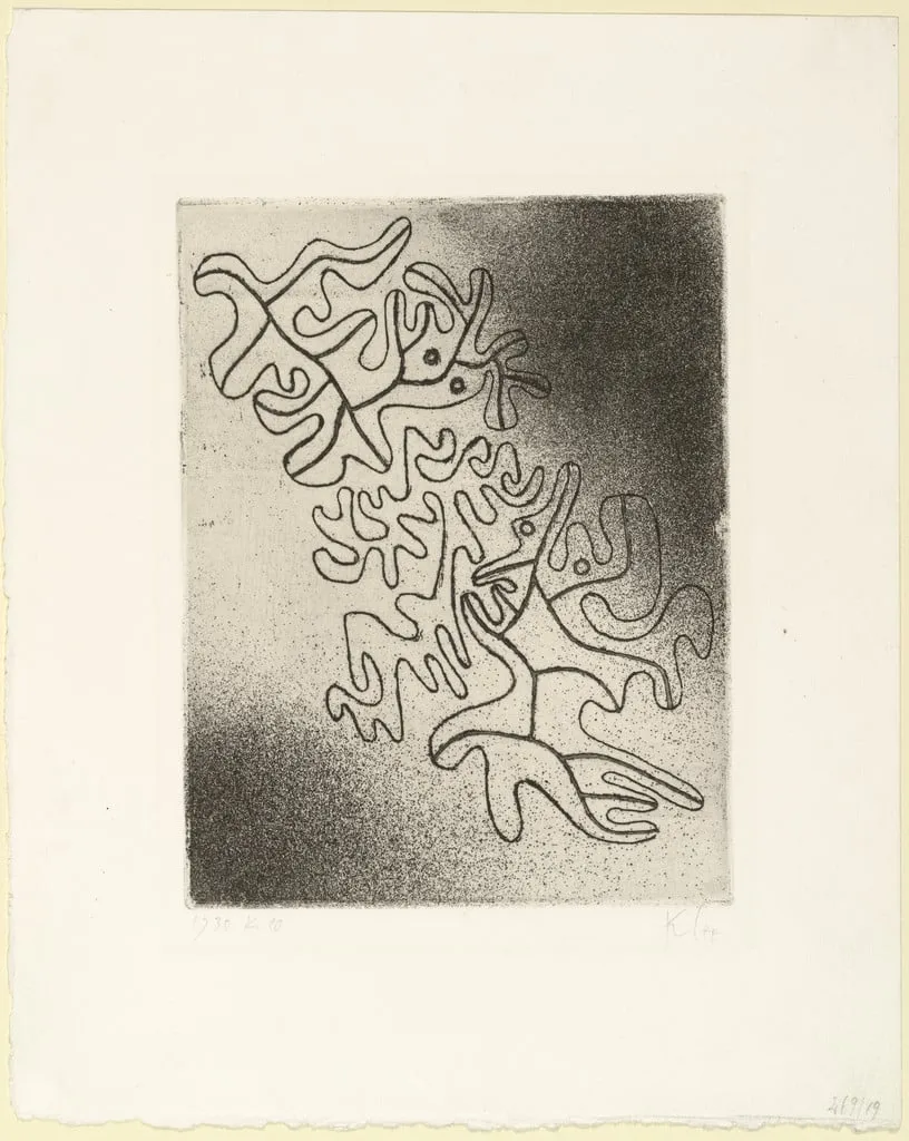 Untitled, by Paul Klee, ink, 1930