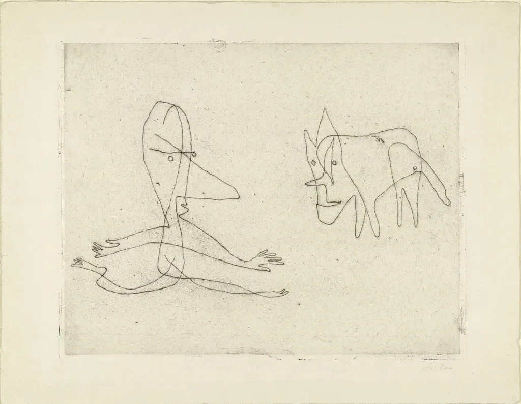 Untitled, by Paul Klee, ink, 1932