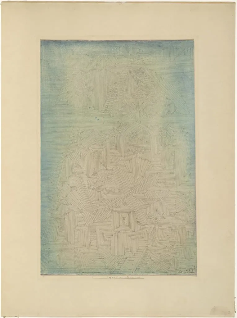 Untitled, by Paul Klee, watercolor, 1926