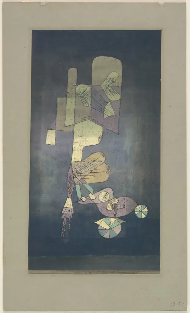 Untitled, by Paul Klee, oil, 1923
