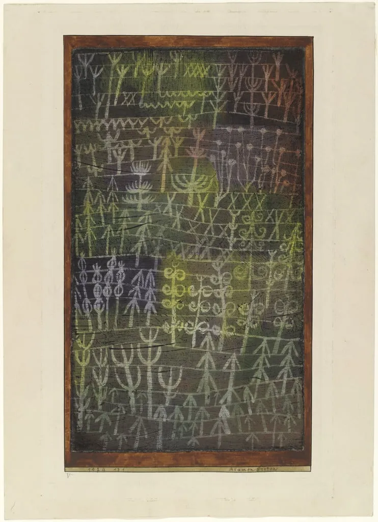 Untitled, by Paul Klee, gouache, 1924