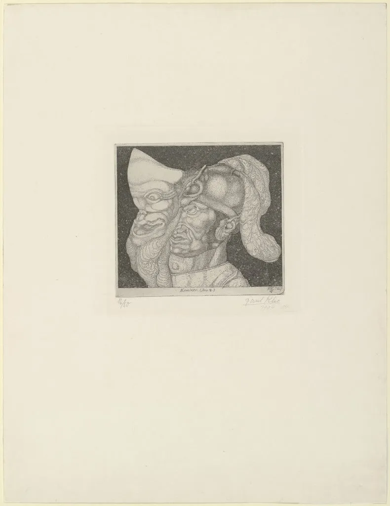 Untitled, by Paul Klee, ink, 1904