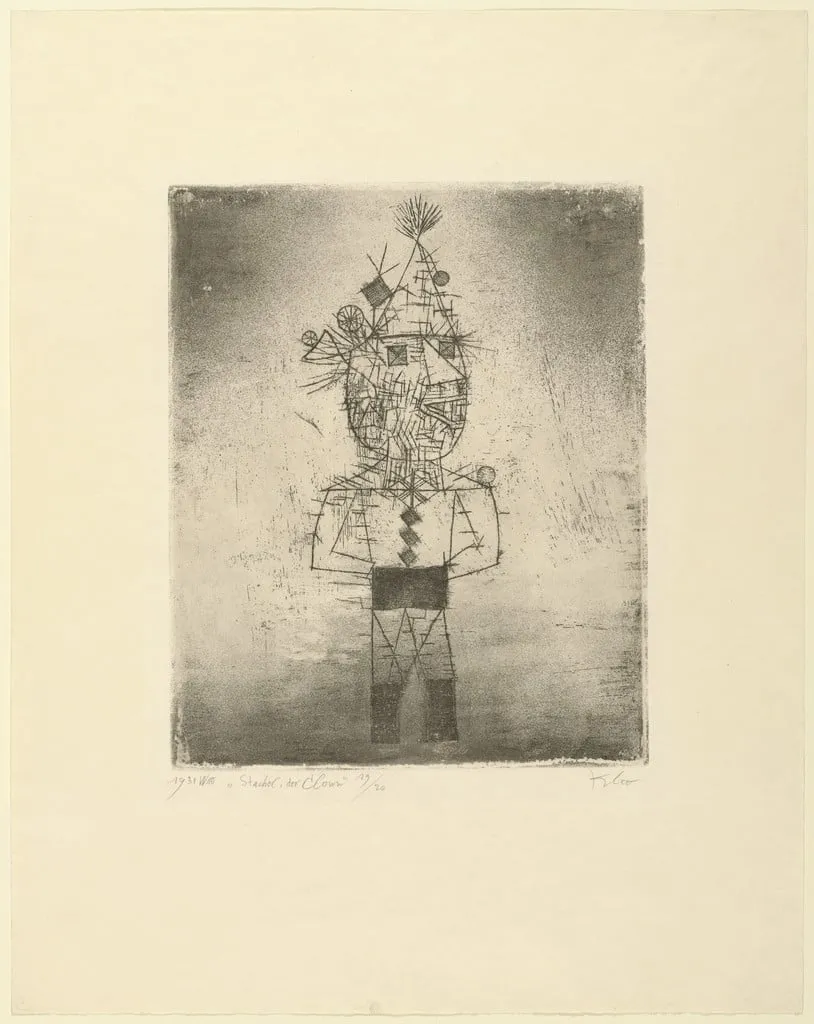 Untitled, by Paul Klee, ink, 1931