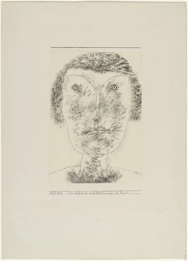 Untitled, by Paul Klee, ink, 1925
