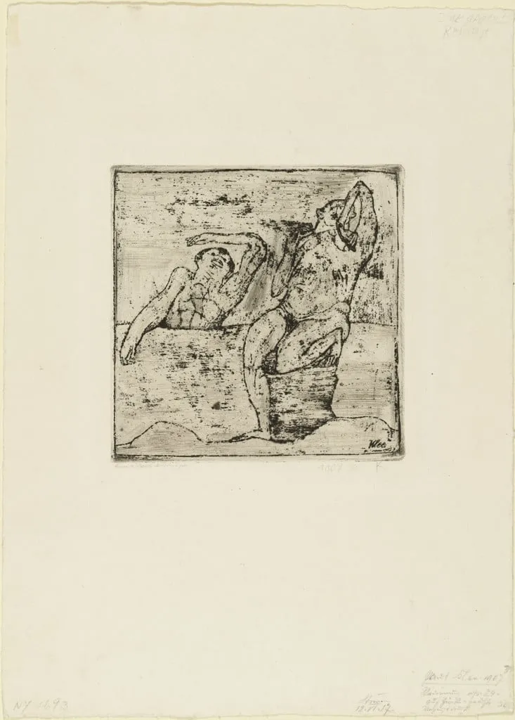 Untitled, by Paul Klee, ink, 1907
