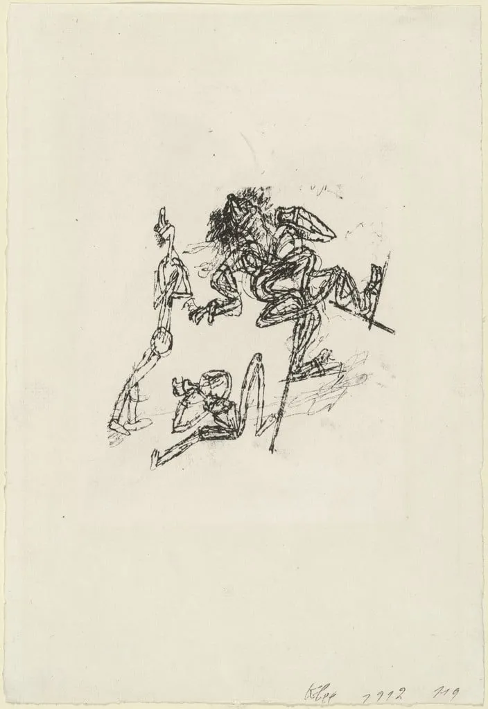 Untitled, by Paul Klee, ink, 1912