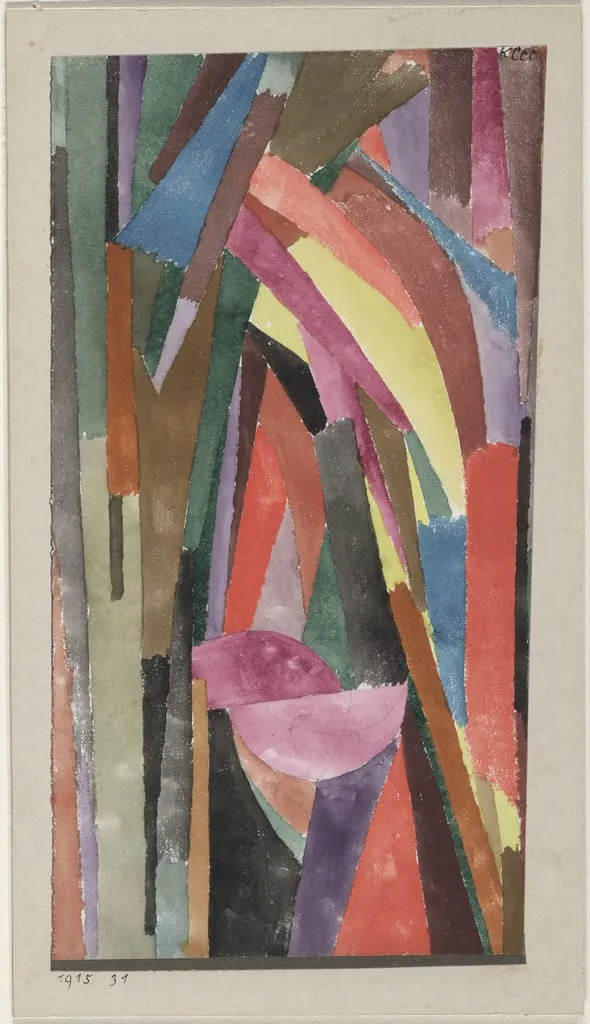 Untitled, by Paul Klee, watercolor, 1915