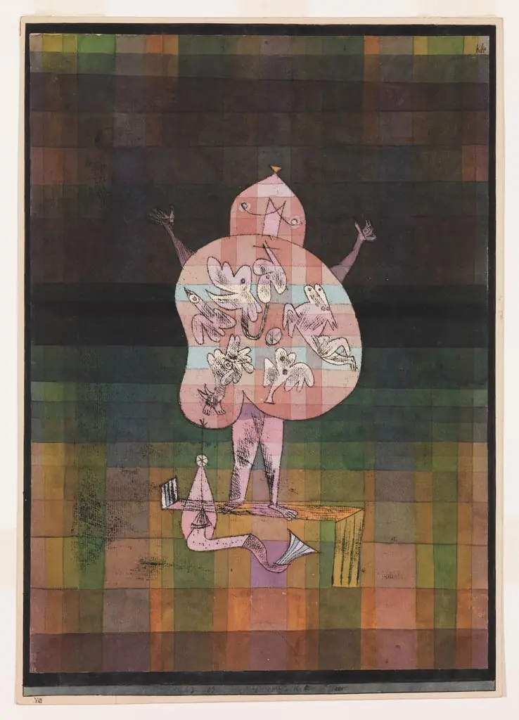 Ventriloquist and Crier in the Moor, by Paul Klee