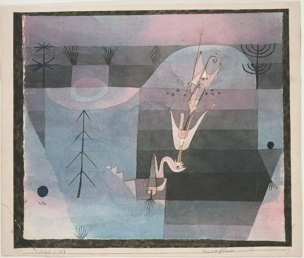 Wallflower, by Paul Klee