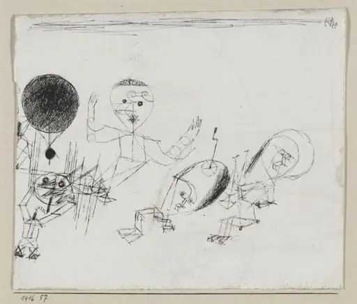 With the Dot, by Paul Klee