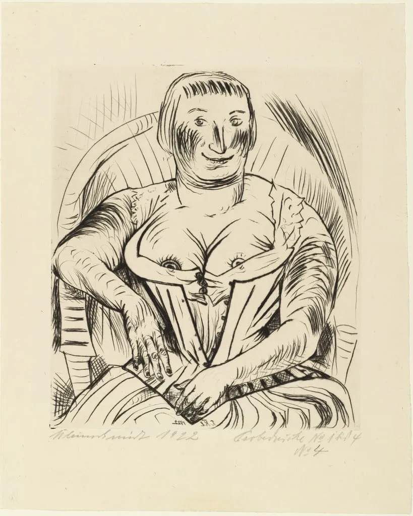 Untitled, by Paul Kleinschmidt, ink, 1922
