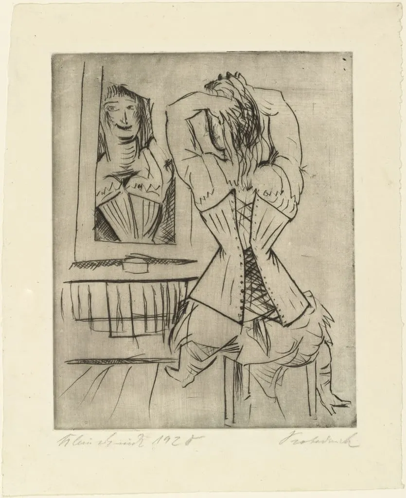 Untitled, by Paul Kleinschmidt, ink, 1920