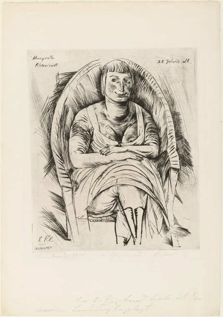 Untitled, by Paul Kleinschmidt, ink, 1921
