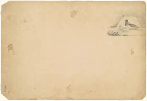 A Duck and a Stag [verso], by Paul Lacroix