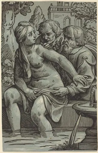 Susanna and the Elders, by Paul Maupin