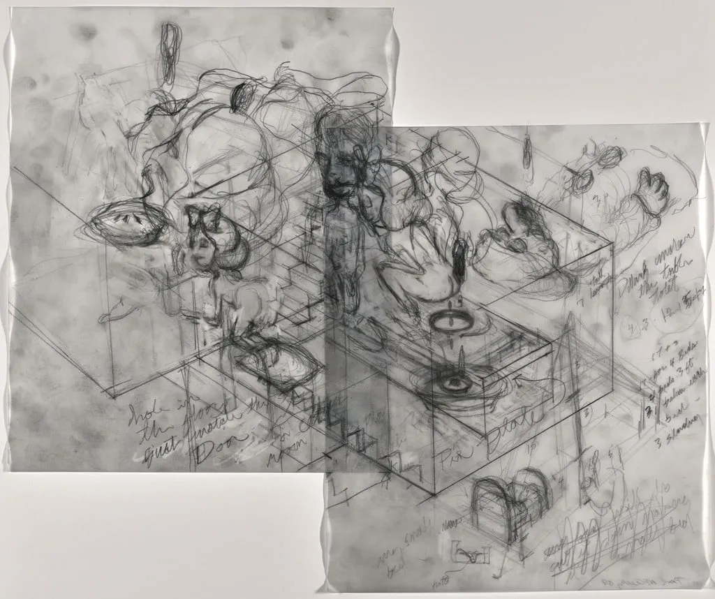 Untitled, by Paul McCarthy, graphite, 2009