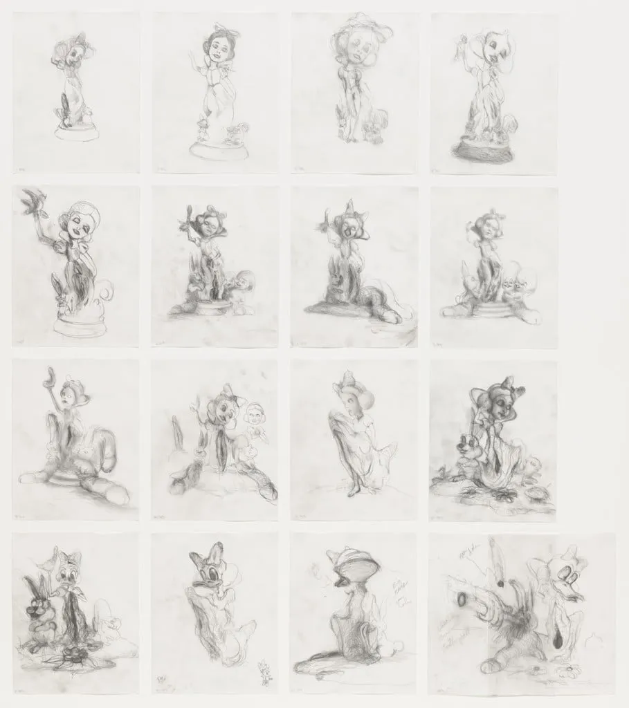 Untitled, by Paul McCarthy, graphite, 2008