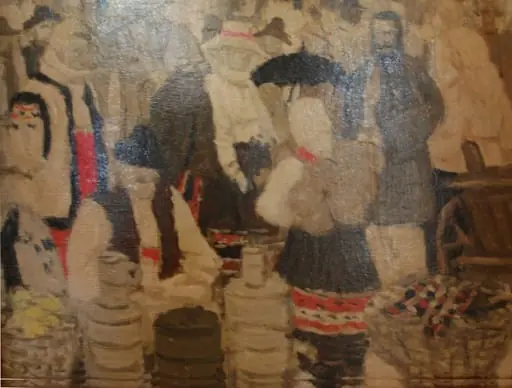 Compoziție (Târg), by Paul Miracovici