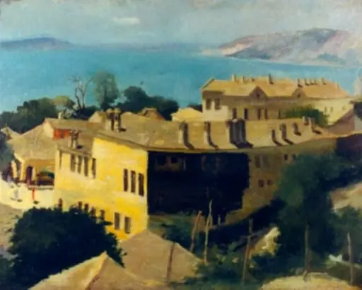 Peisaj din Balcic, by Paul Miracovici