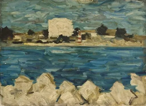Peisaj marin, by Paul Miracovici