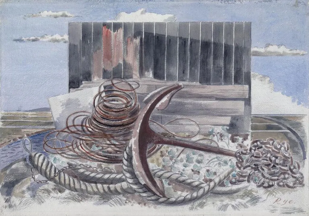 Rye, by Paul Nash, watercolor, 1934