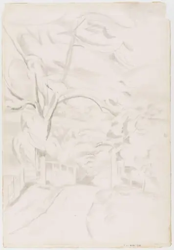 The edge of the lake, by Paul Nash