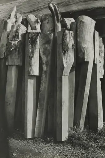 Totems, Old Shipyard, Rye, by Paul Nash