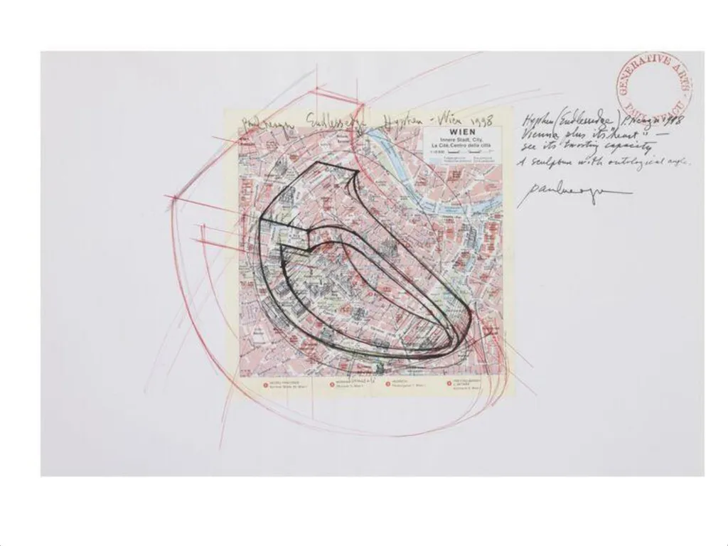 Endless edge Hyphen - Wien, by Paul Neagu, 1998