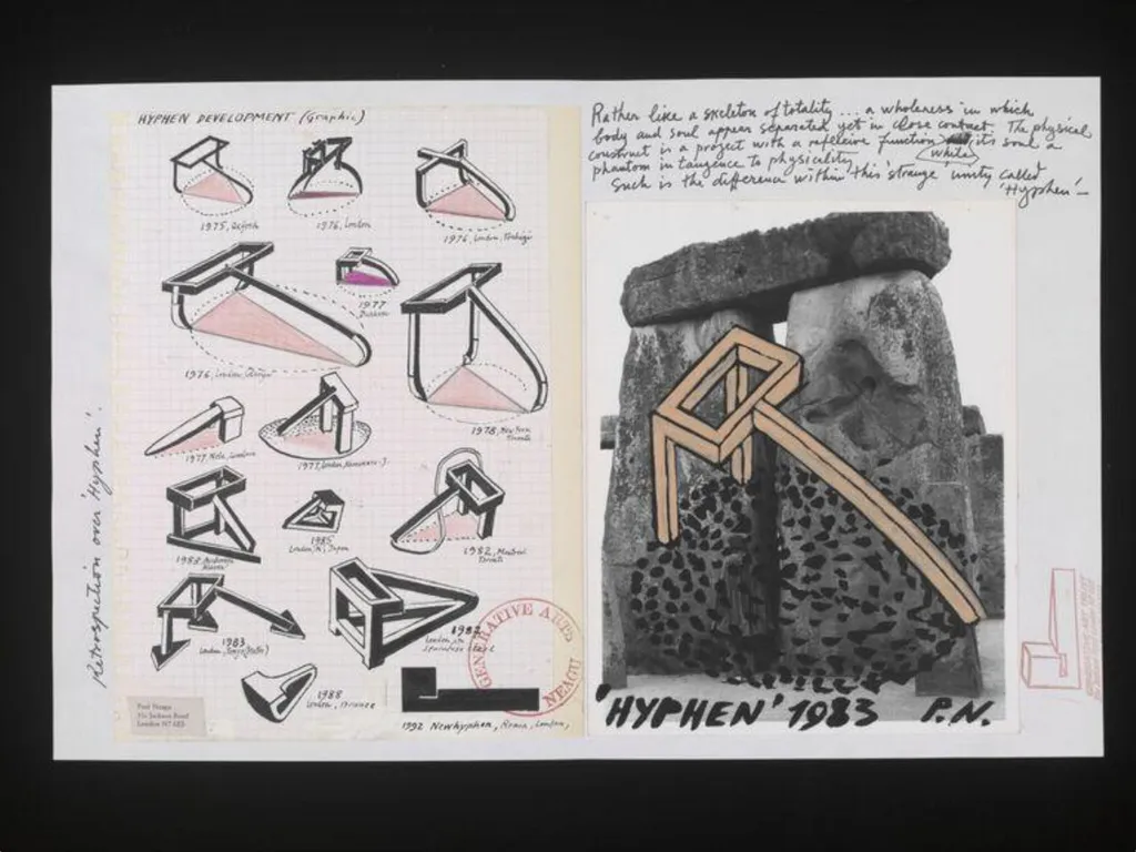 Retrospection over 'Hyphen', by Paul Neagu, 1984