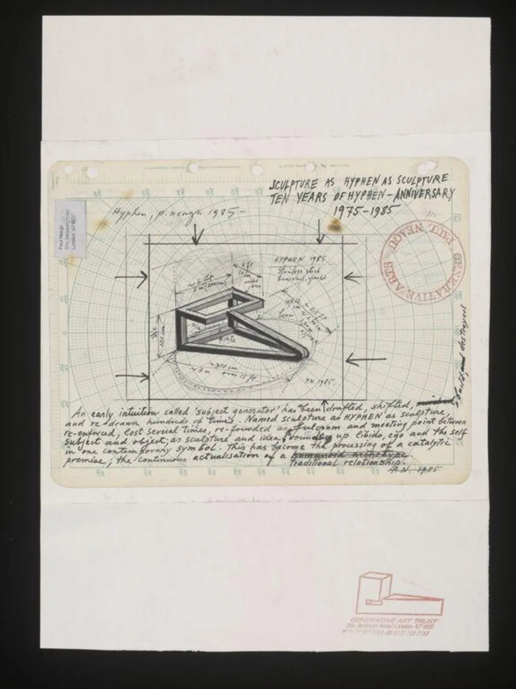 Sculpture as Hyphen as Sculpture, by Paul Neagu, 1985