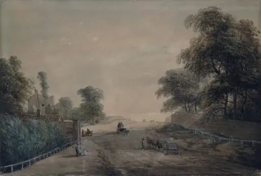 Bayswater Hill, by Paul RA Sandby