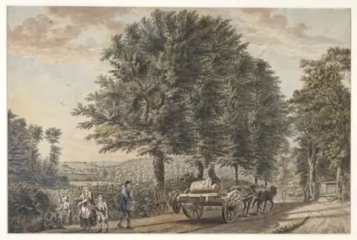 Landscape with Dray and Figures, by Paul RA Sandby