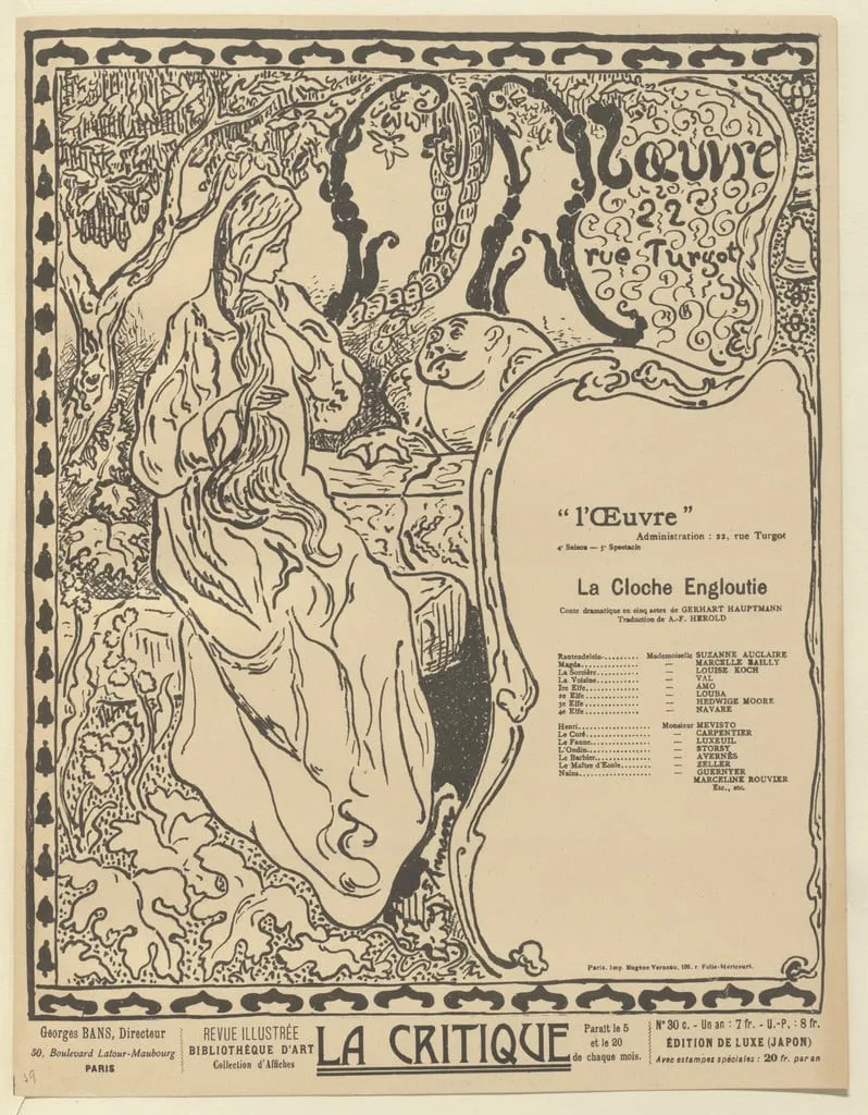 Untitled, by Paul Ranson, ink, 1897