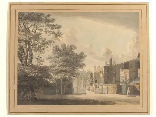 Birdcage Walk, London, by Paul Sandby