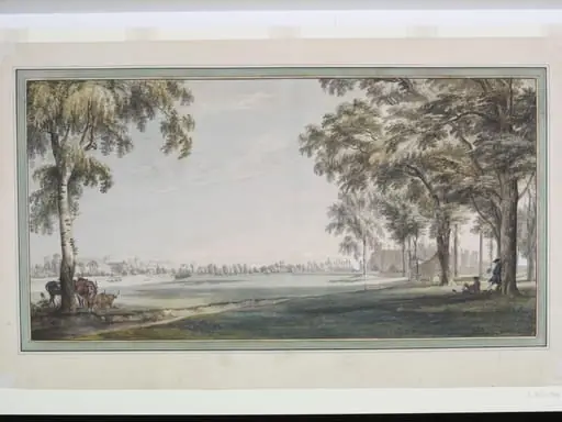 Eton College and Windsor from the Playing Fields, by Paul Sandby