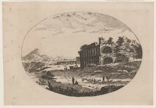 Ruined Gateway, by Paul Sandby