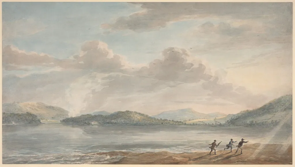The Tide Rising at Briton Ferry, by Paul Sandby, watercolor, 1773