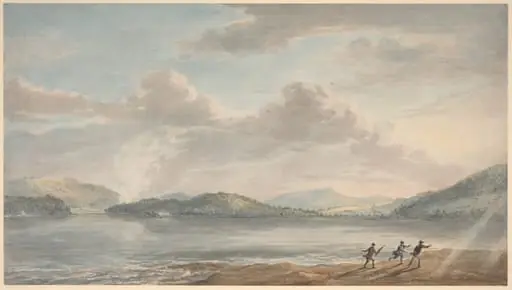 The Tide Rising at Briton Ferry, by Paul Sandby