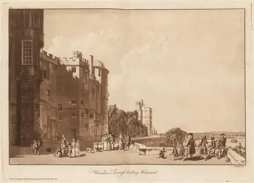Windsor Terrass looking Westward, by Paul Sandby