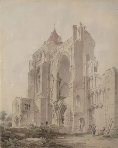 Croyland Abbey, by Paul Sandby Munn