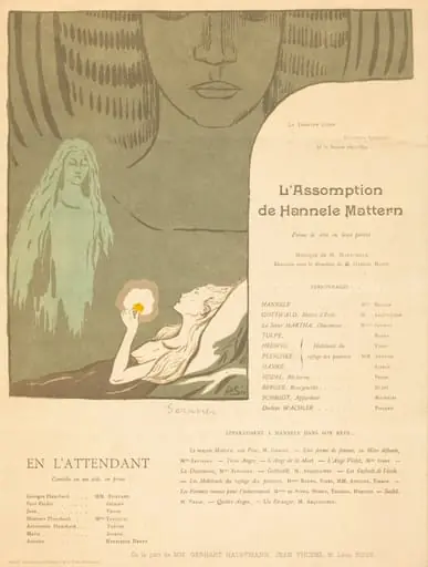 L'Assomption de Hannele Mattern; En l'attendant, by Paul Sérusier
