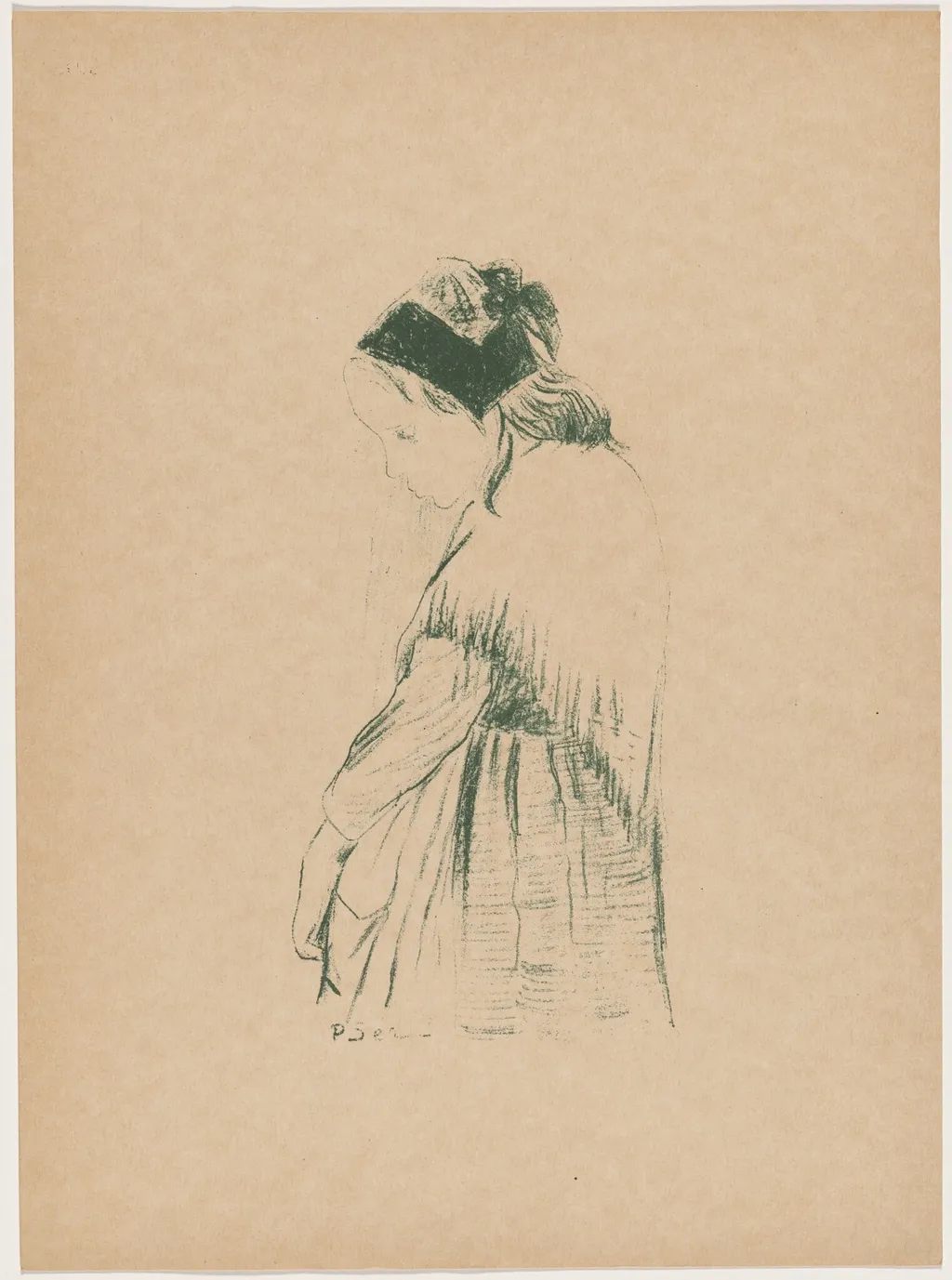 Souvenir de Bretagne, by Paul Sérusier, ink, 1895
