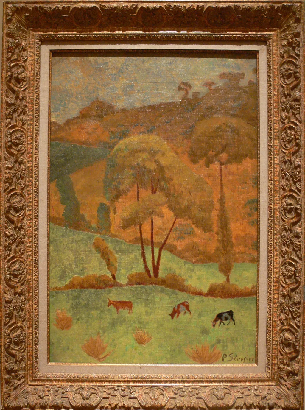 Synchromy in Yellow, by Paul Sérusier, oil, 1915